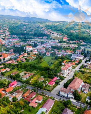 Novaci City - Aerial Drone Photography